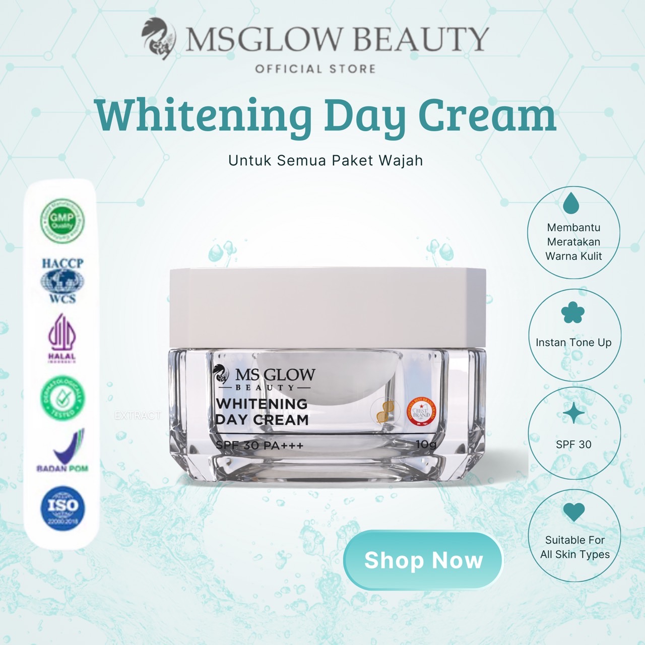 Harga Baru Turun: Ms Glow Cream Siang