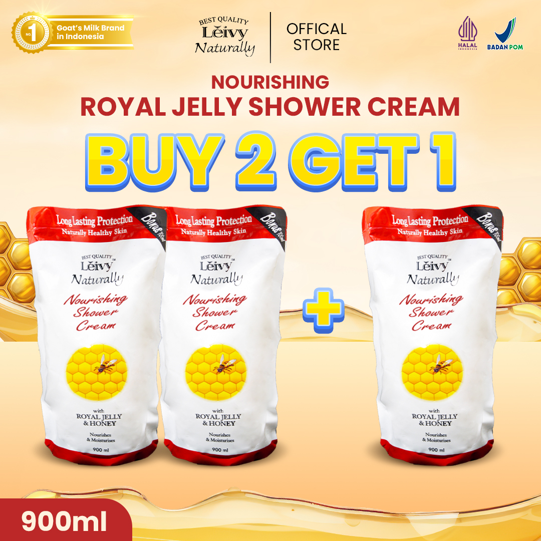 Harga Baru Turun: BUY 2 GET 1 Leivy
