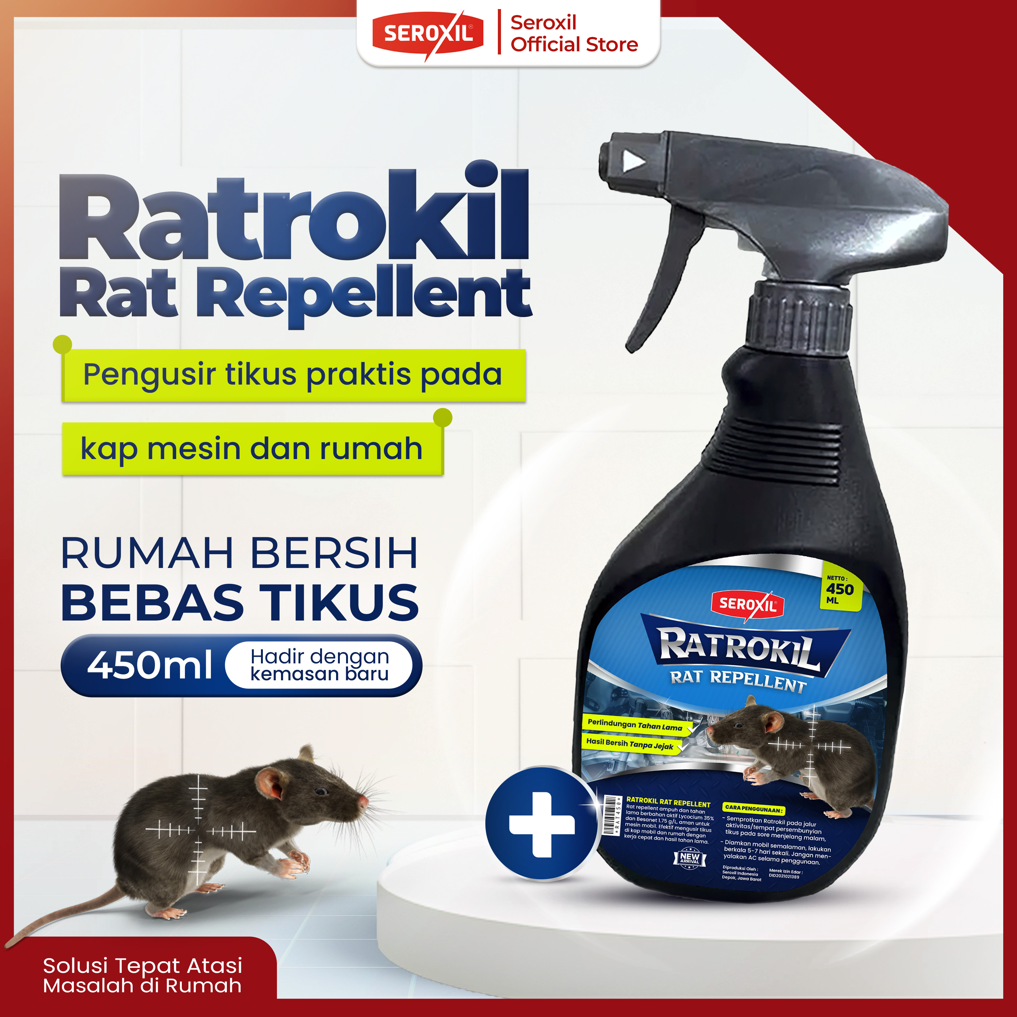 Harga Baru Turun: Rat Repellent Pengusir