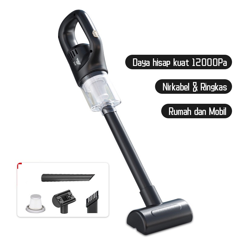 Turun 32%: Cordless Vacuum 12000Pa Car