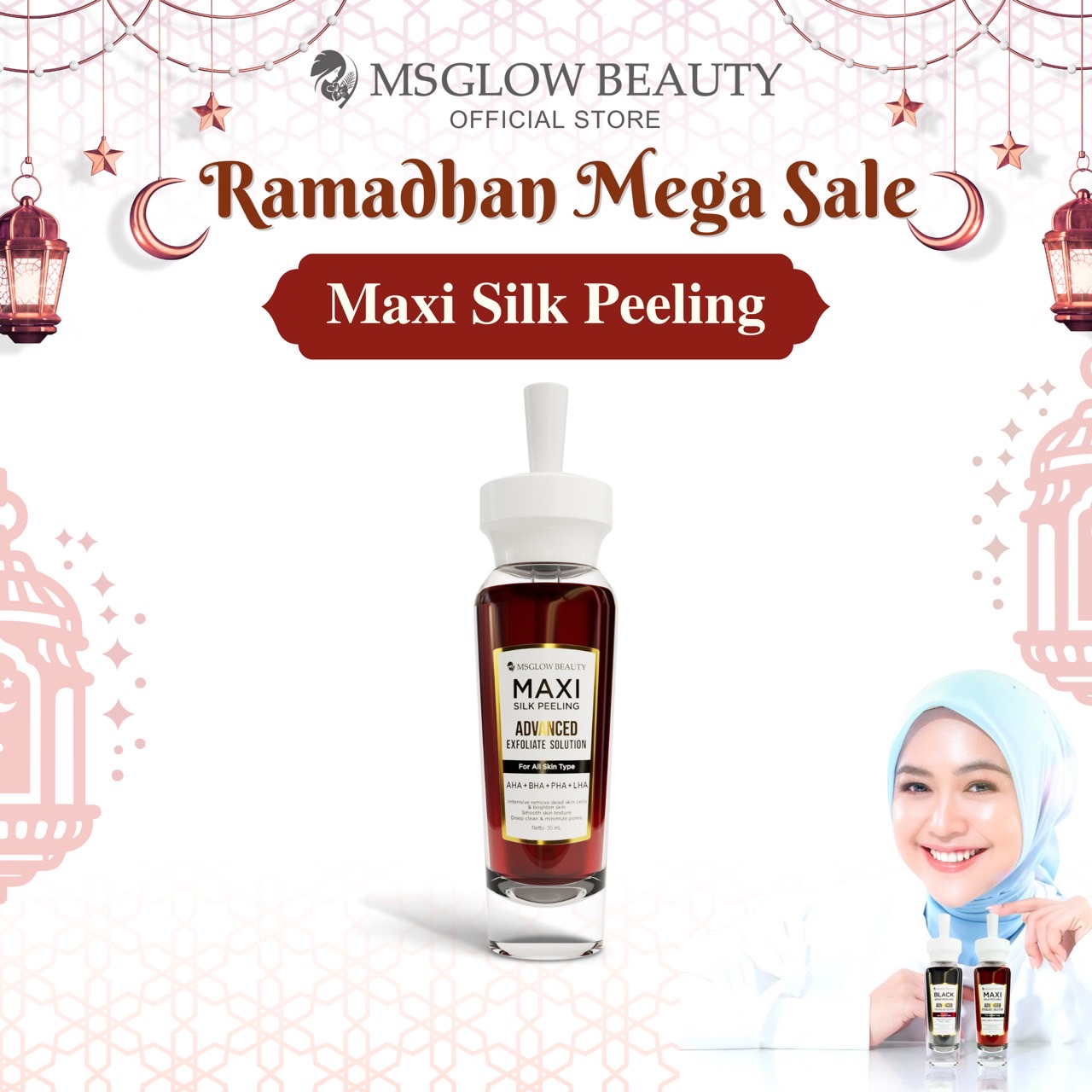 Turun 22%: Ms Glow Maxi Silk /