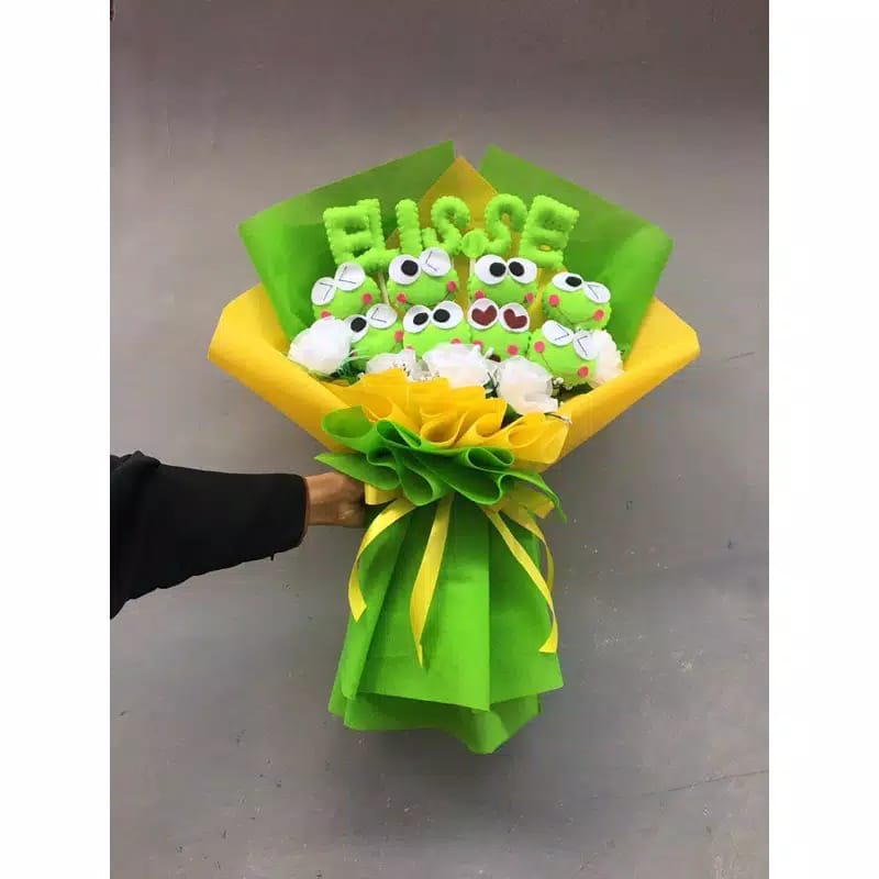 Harga Baru Turun: buket bunga boneka