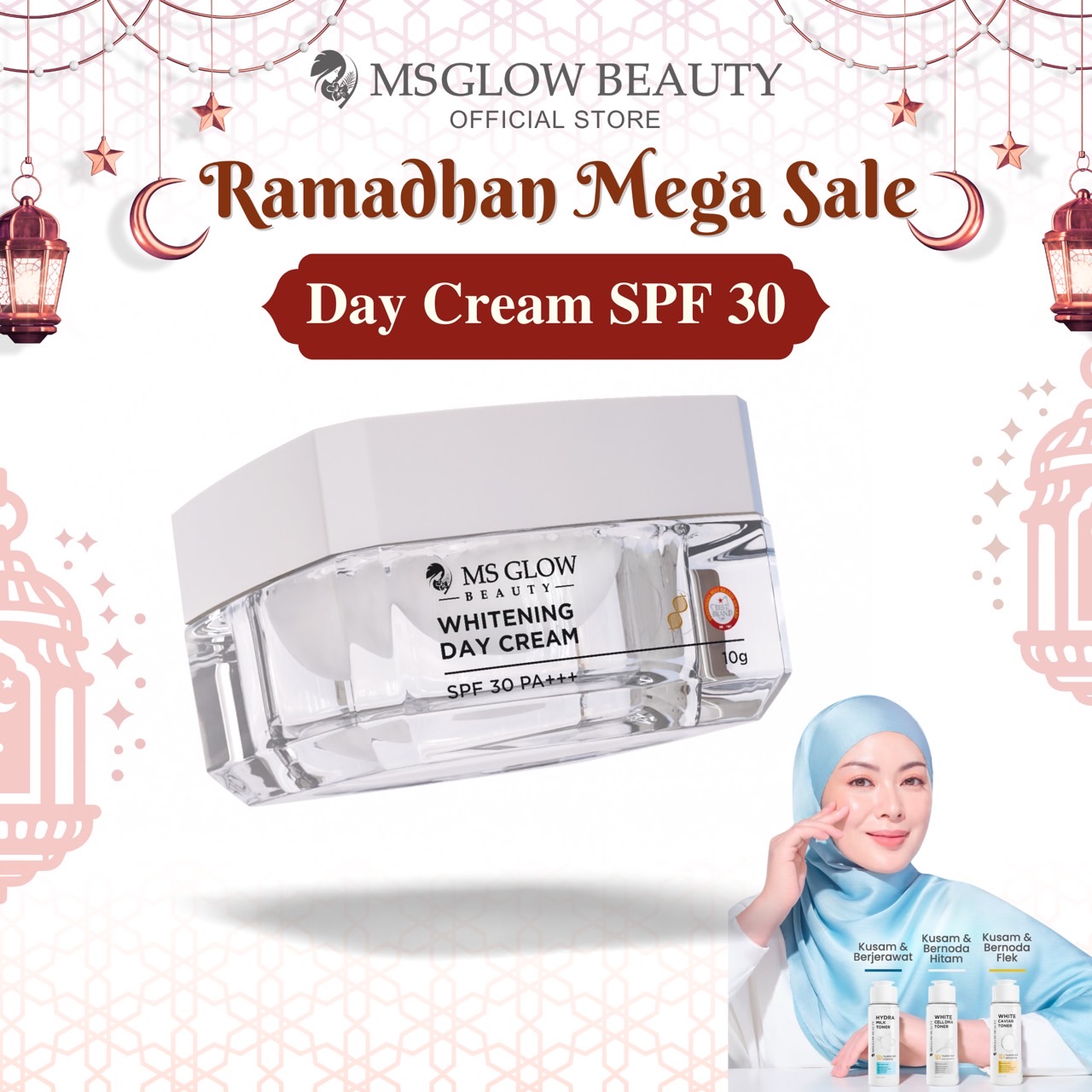 Harga Baru Turun: Ms Glow Whitening Day