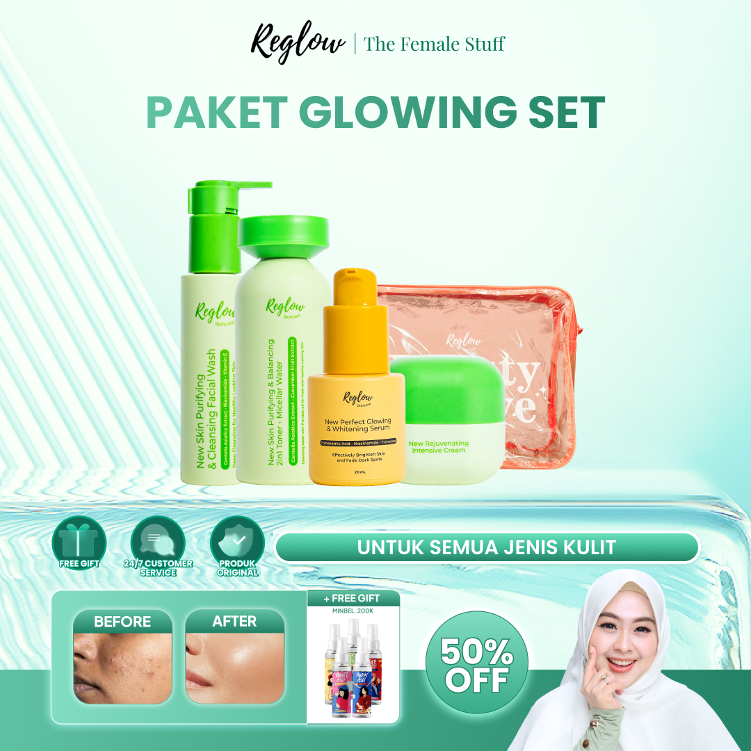 Harga Baru Turun: Reglow Skincare Wajah