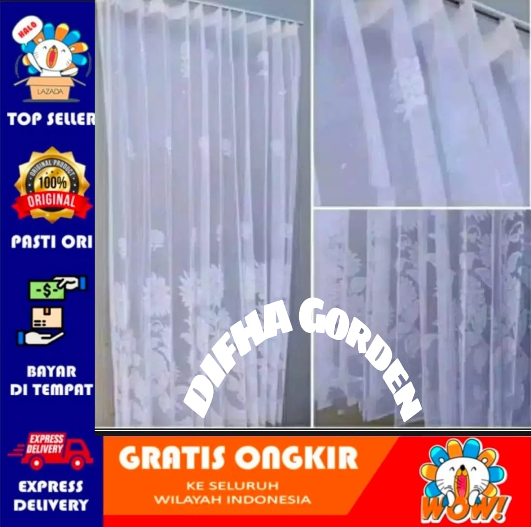 Harga Baru Turun: Vitrase Gorden jendela