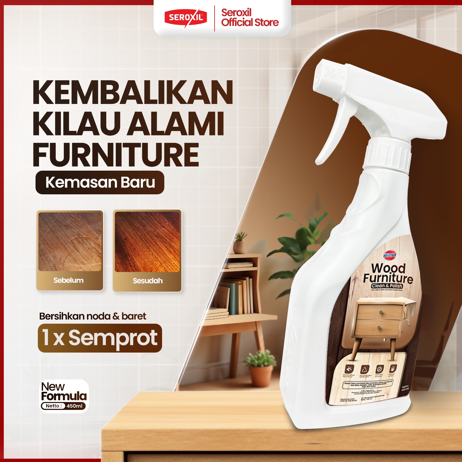 Turun 21%: Seroxil Obat Anti Jamur Kayu