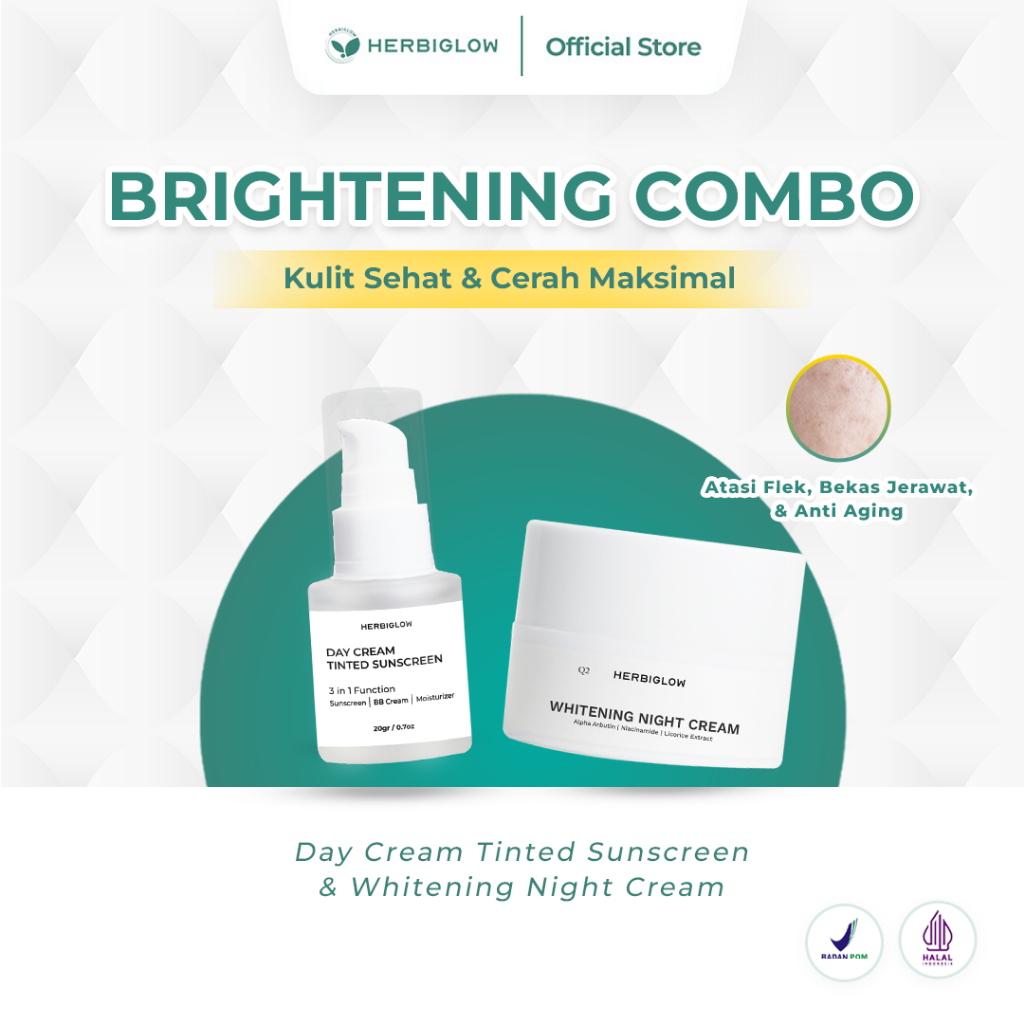 Harga Baru Turun: BUNDLING WHITEGLOW DAY