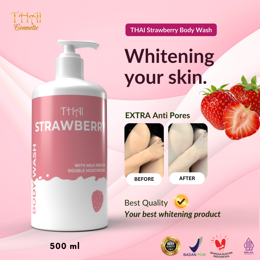 Harga Baru Turun: Thai Strawberry Milk