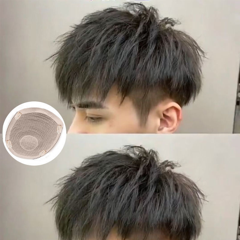 Harga Baru Turun: Wig Pria Rambut Pendek