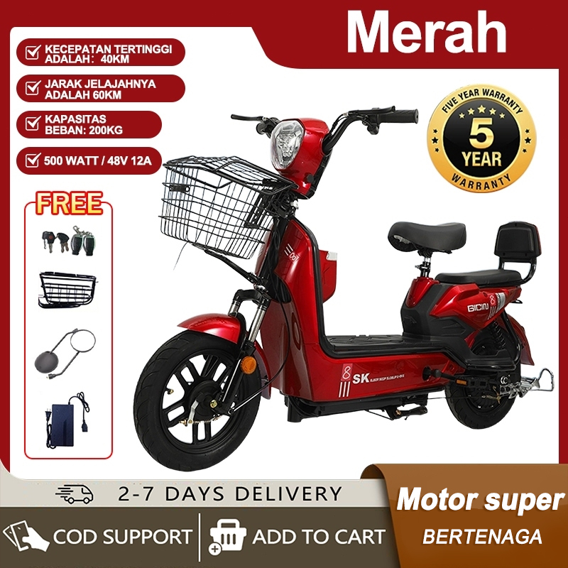 Harga Baru Turun: SEPEDA LISTRIK JF