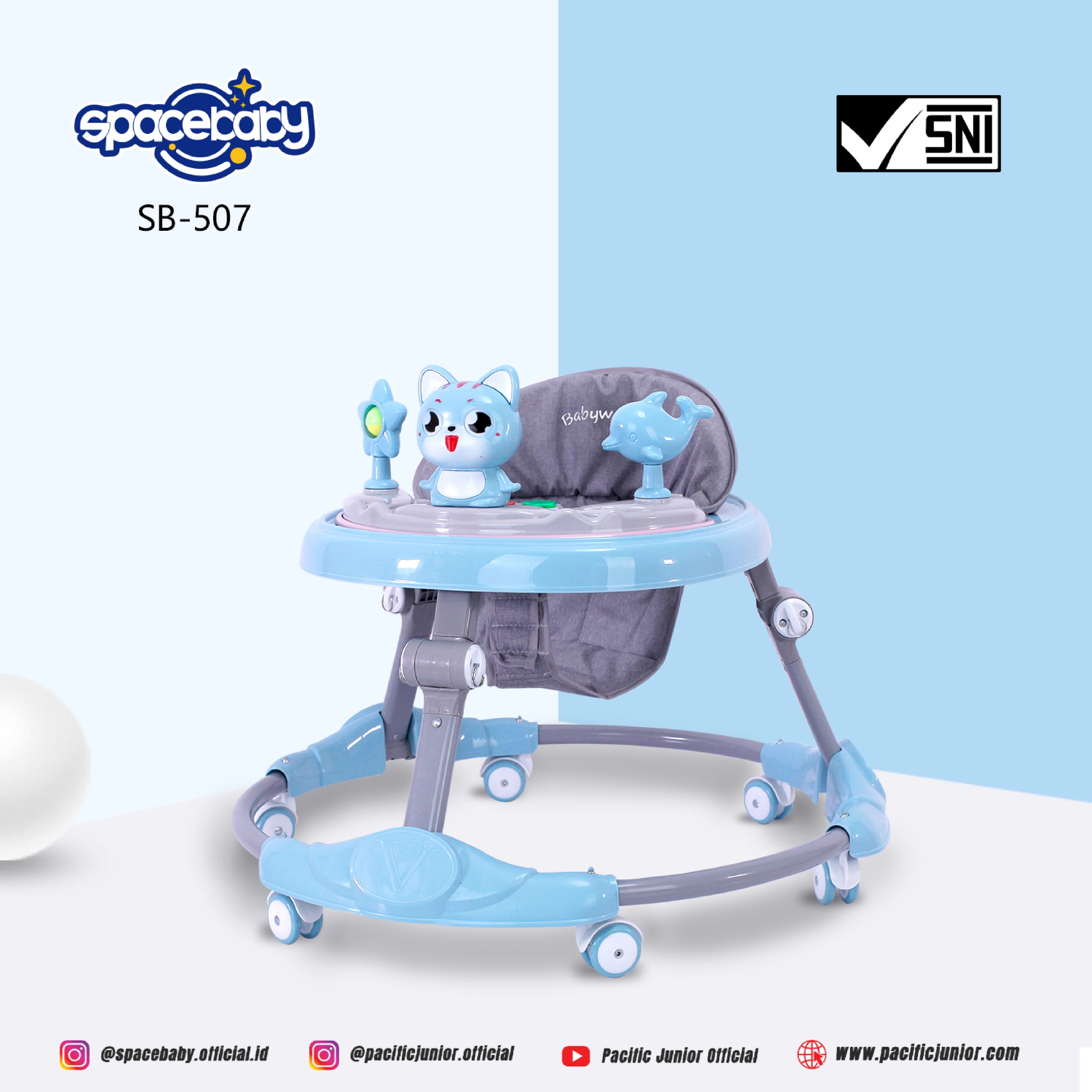 Harga Baru Turun: SPACE BABY Baby Walker