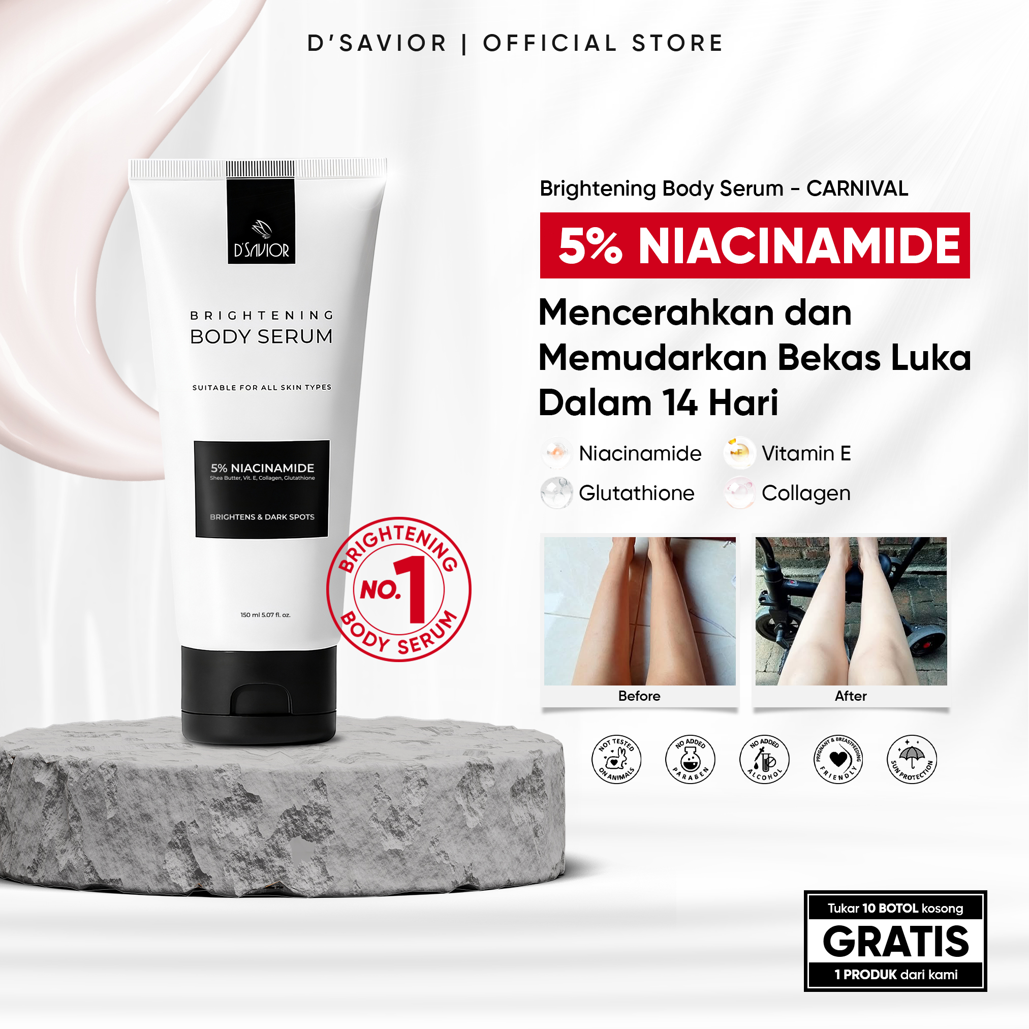 Harga Baru Turun: DSAVIOR Body Serum
