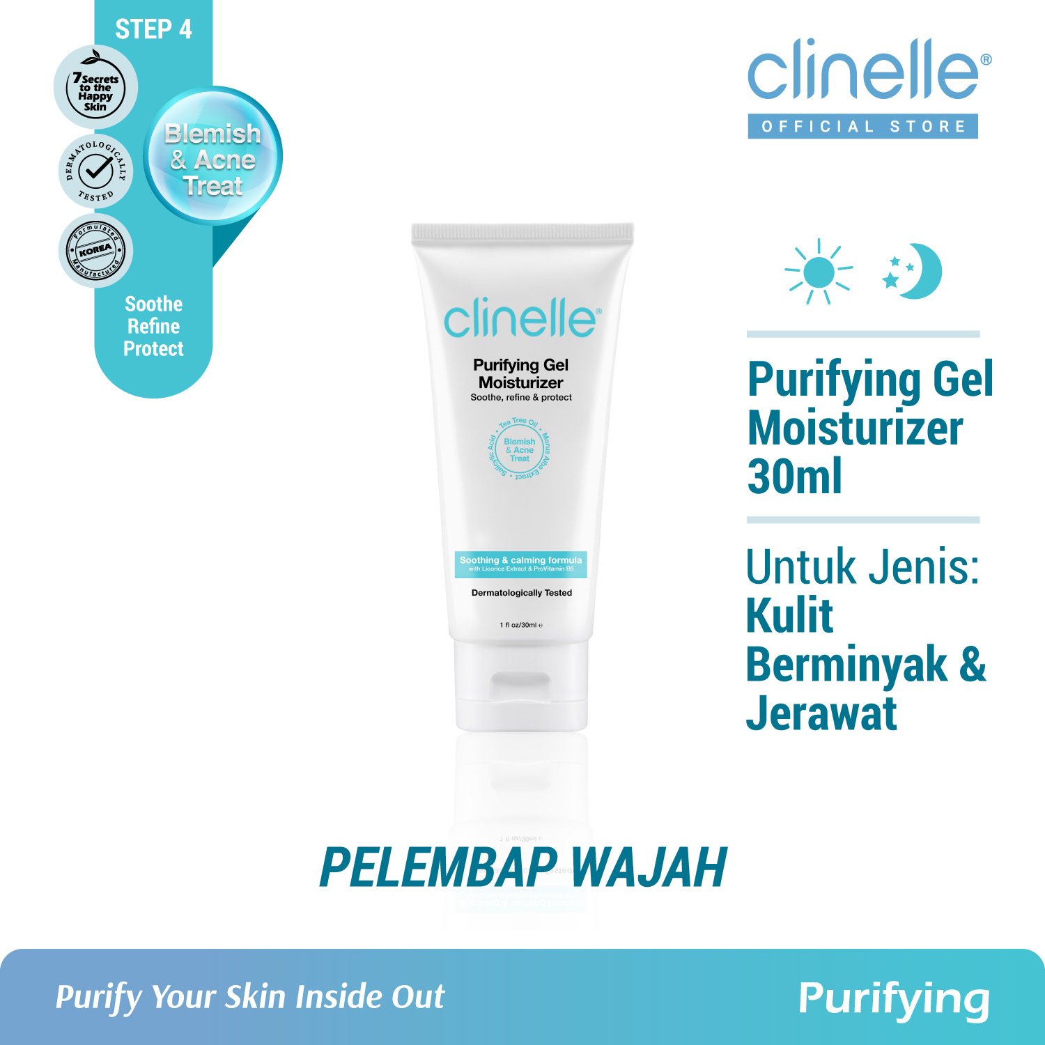 Turun 45%: CLINELLE Purifying Gel