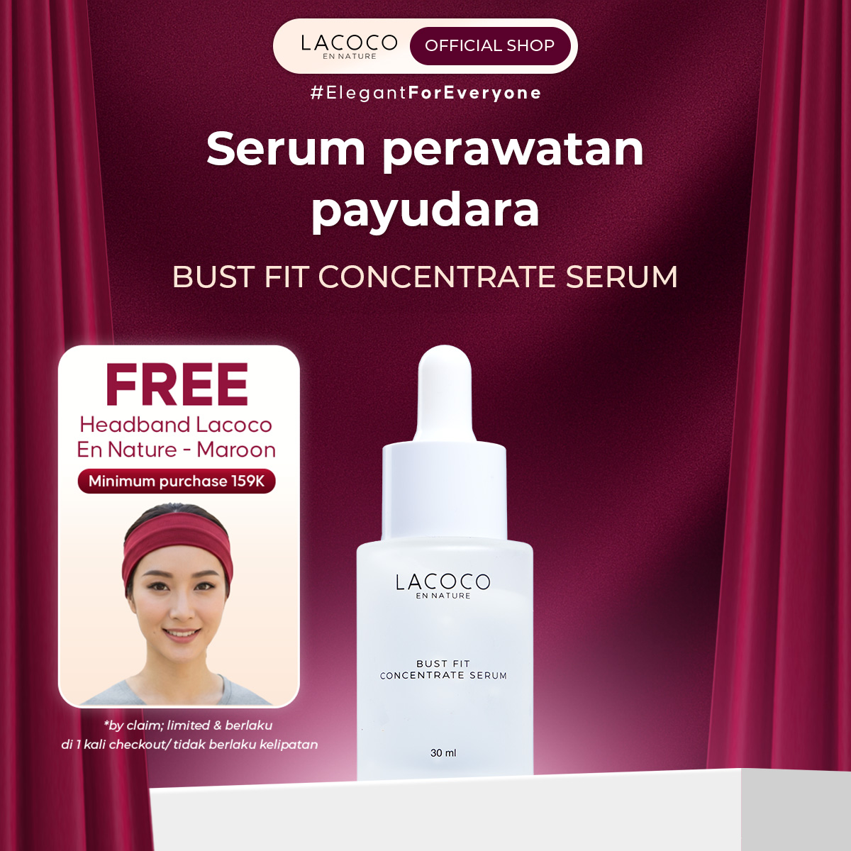 Harga Baru Turun: Lacoco Bust Fit