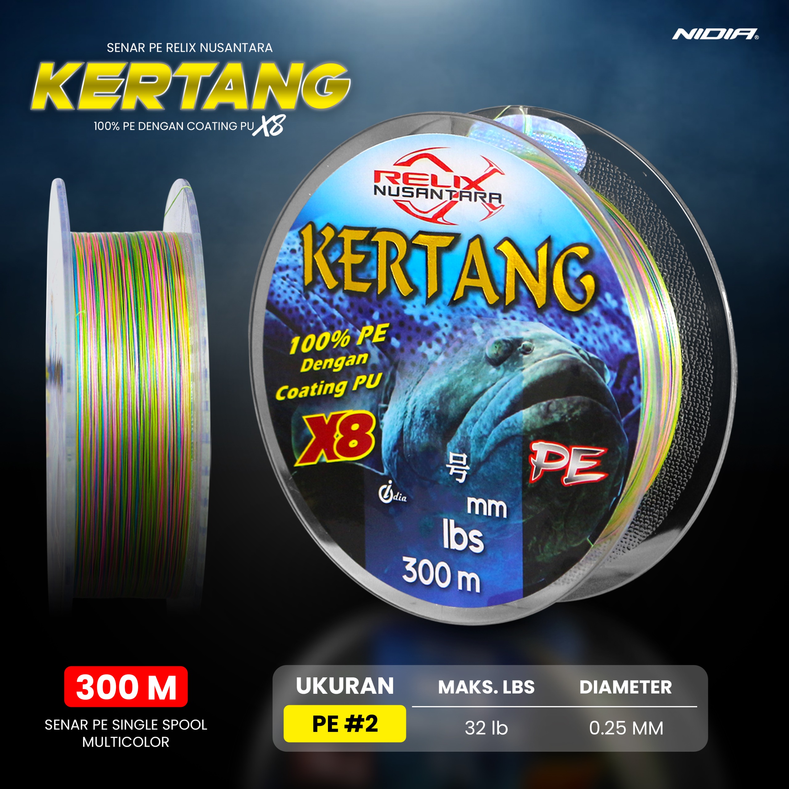 Harga Baru Turun: Senar Pancing PE Relix