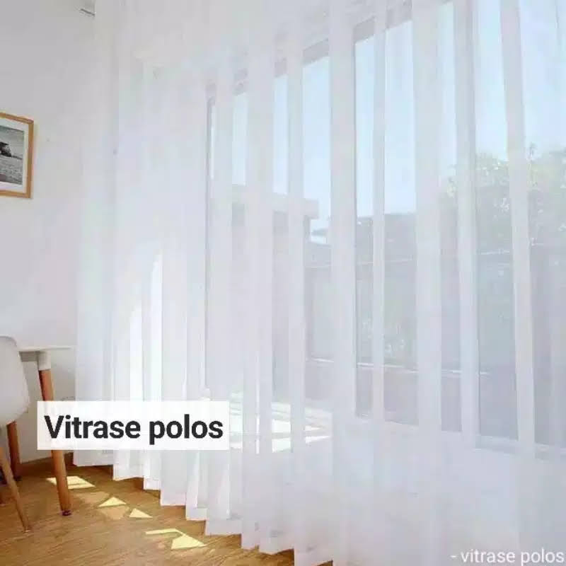 Turun 24%: Vitrase Dalaman gorden Putih