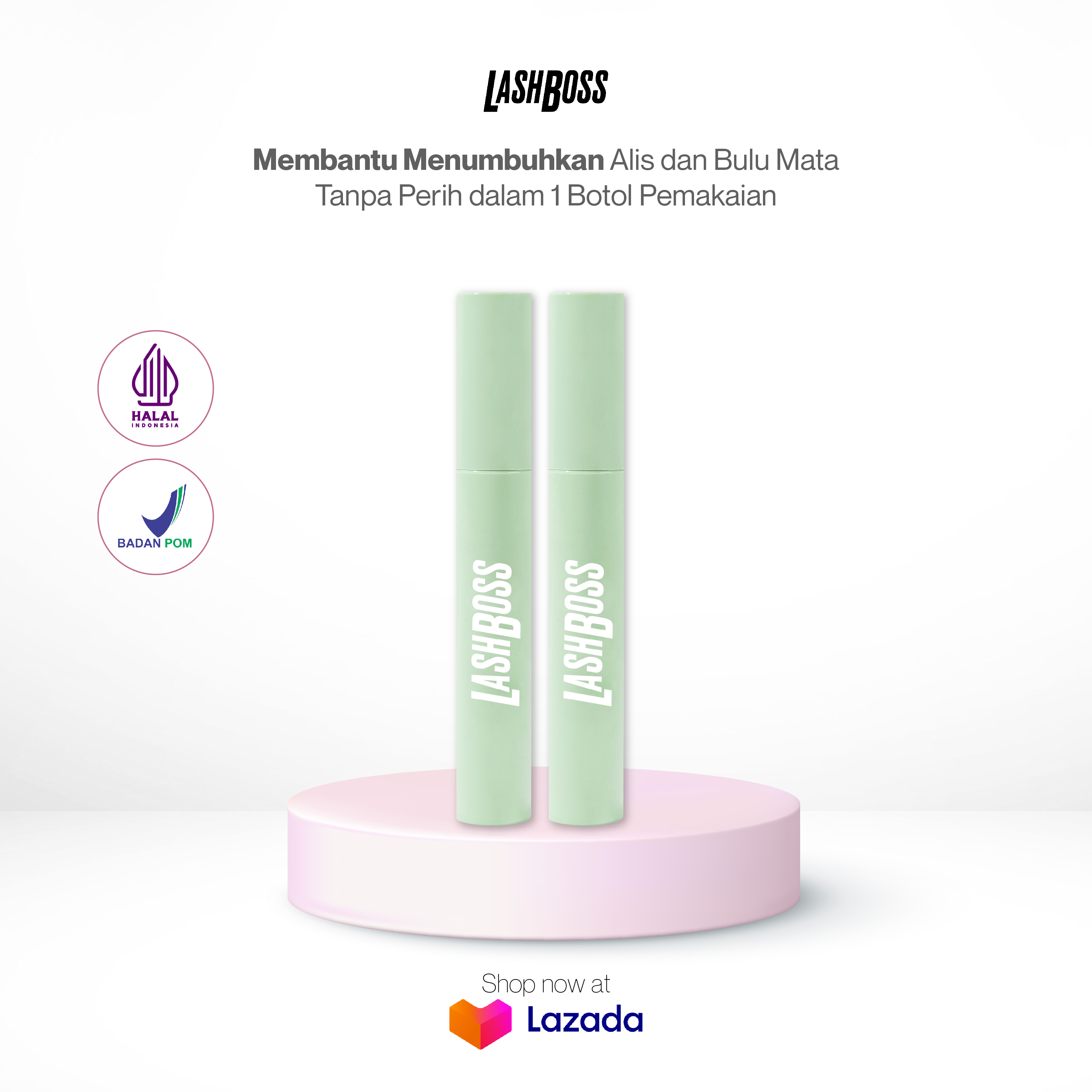 Turun 35%: Twin Pack LashBoss Lash
