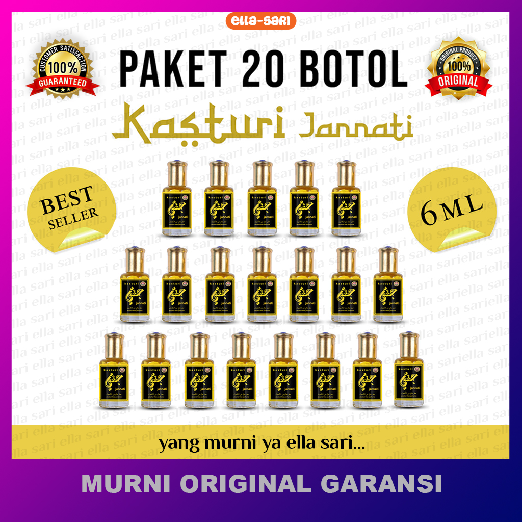 Turun 37%: PAKET 20 BOTOL Minyak Kasturi