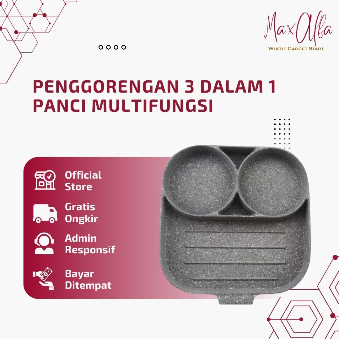 Harga Baru Turun: 3 Dalam 1 Panci