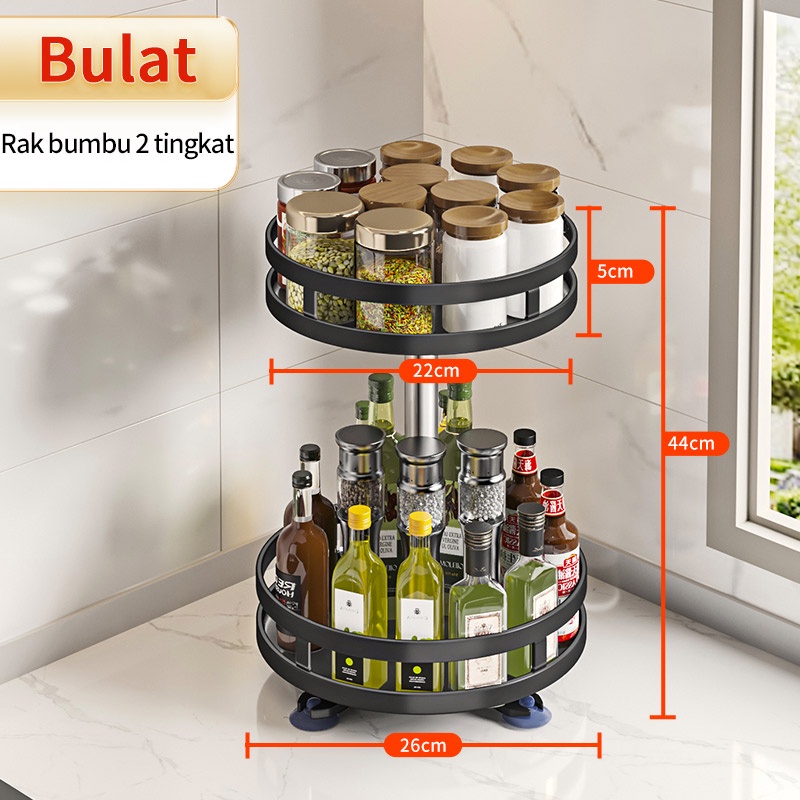 Harga Baru Turun: Rak Bumbu Putar