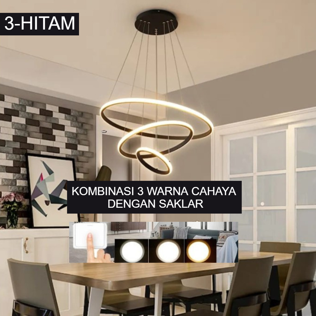 Harga Baru Turun: LAMPU HIAS RING MEWAH