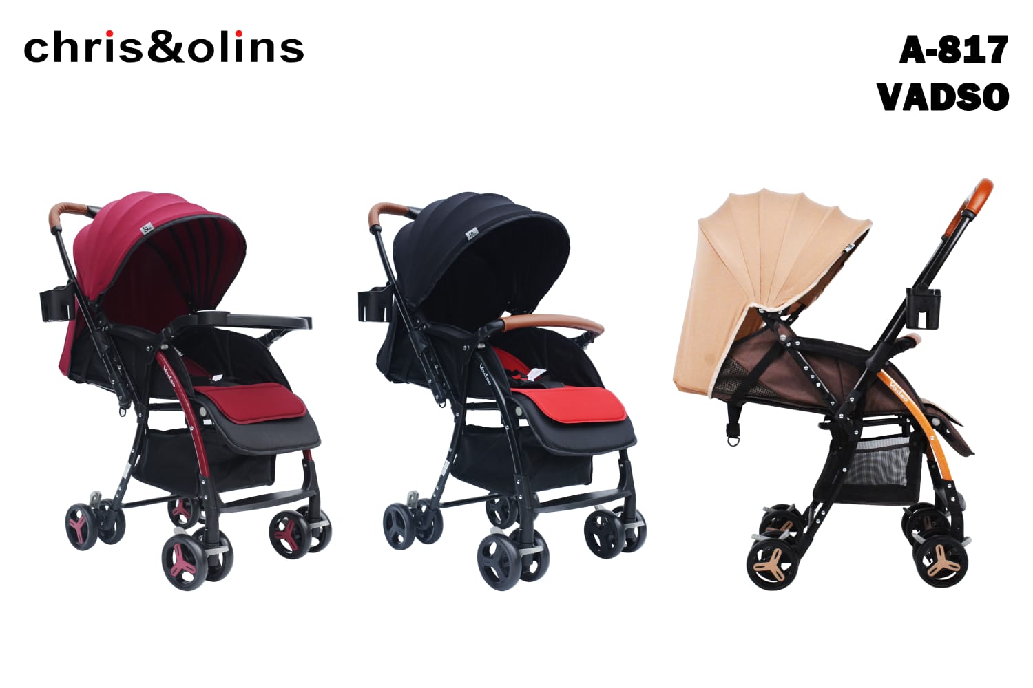 Turun 25%: Chris & Olins Stroller -