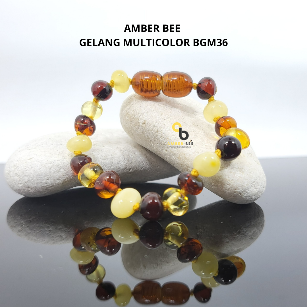 Turun 30%: Kalung Amber Bee Tumbuh Gigi