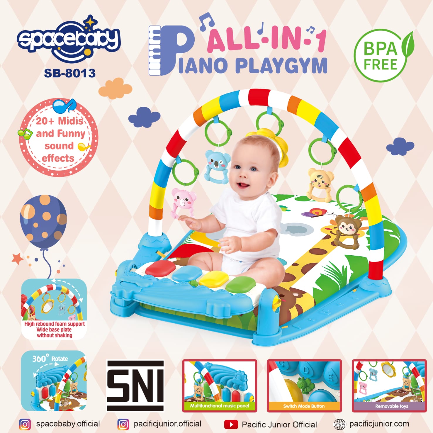Harga Baru Turun: Space baby Piano