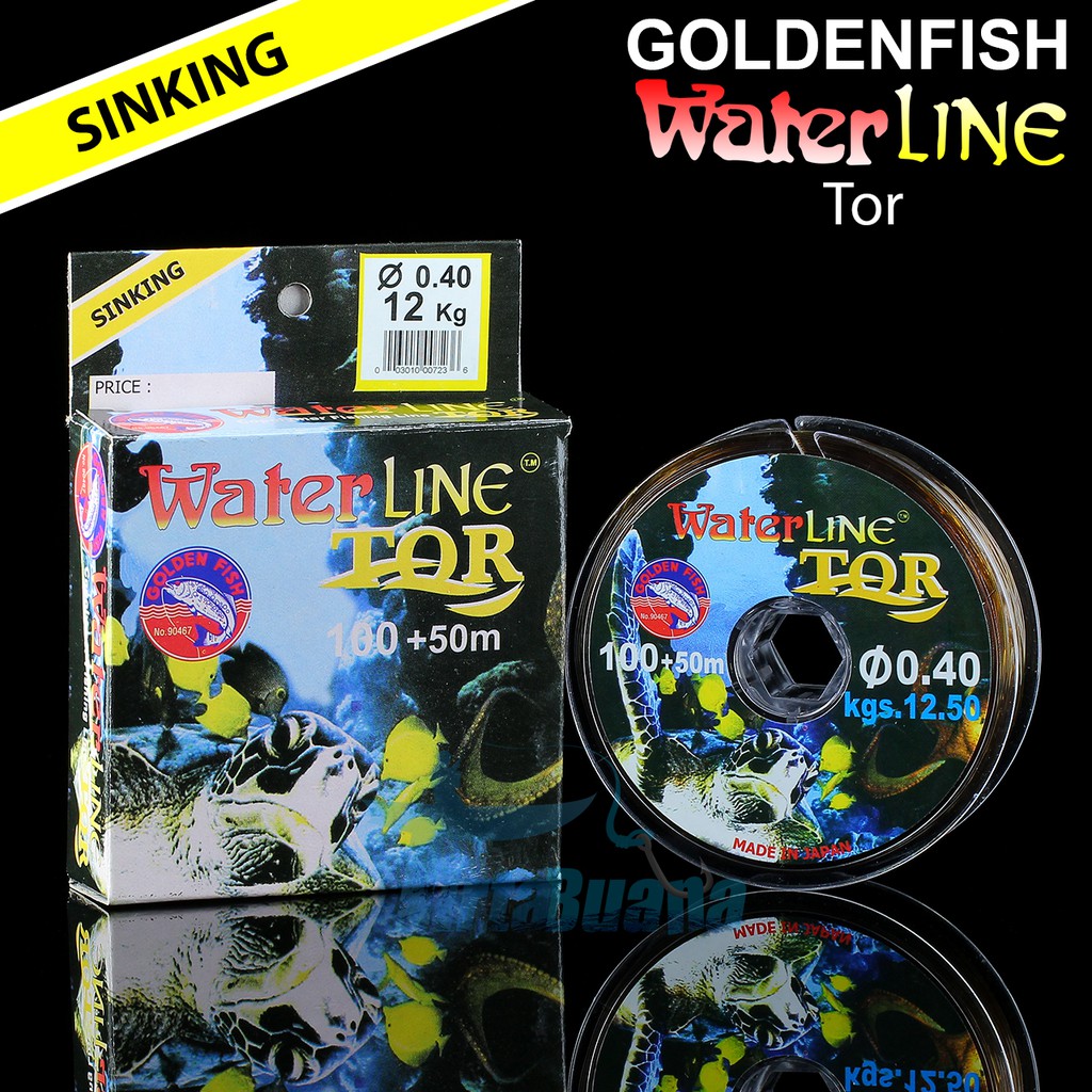 Turun 22%: Senar Golden fish Water Line