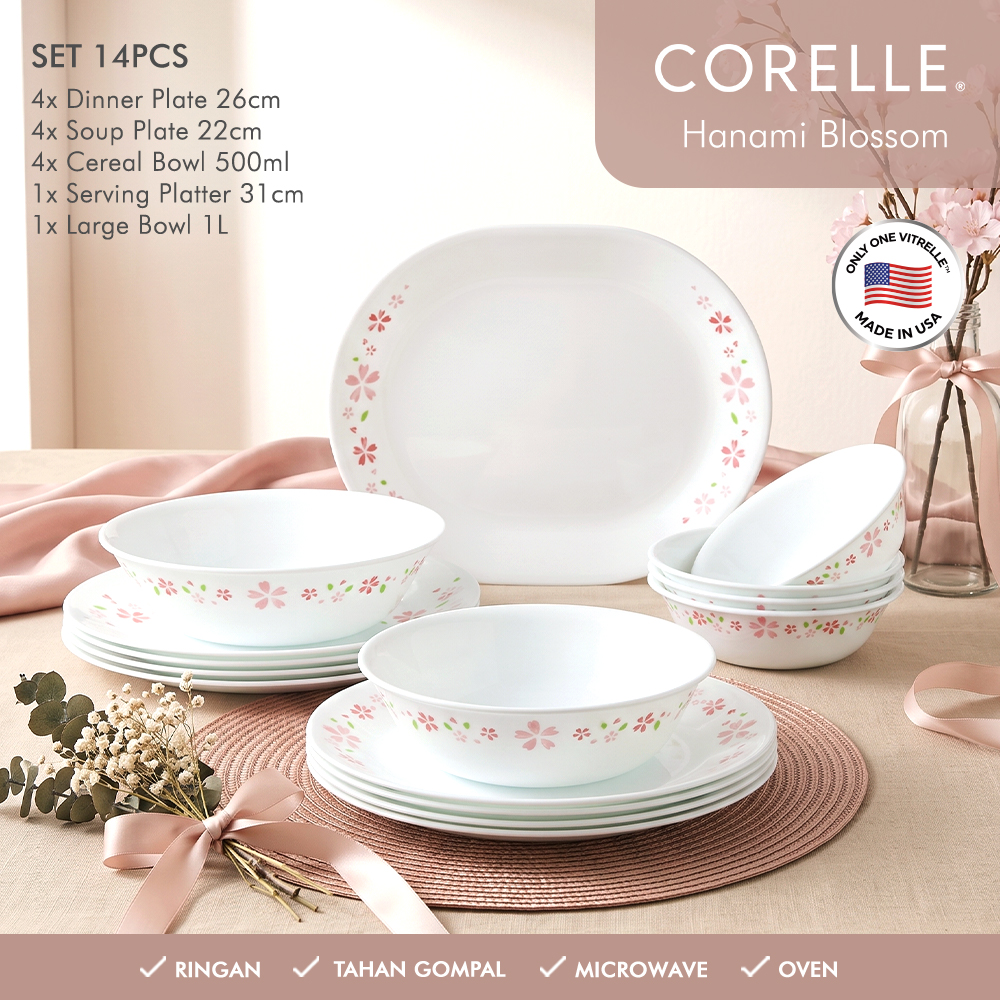 Harga Baru Turun: CORELLE Hanami Blossom