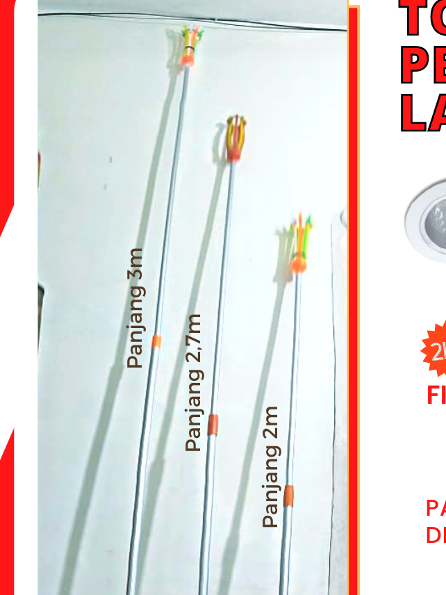 Turun 23%: - 2IN1 BISA LAMPU BIASA