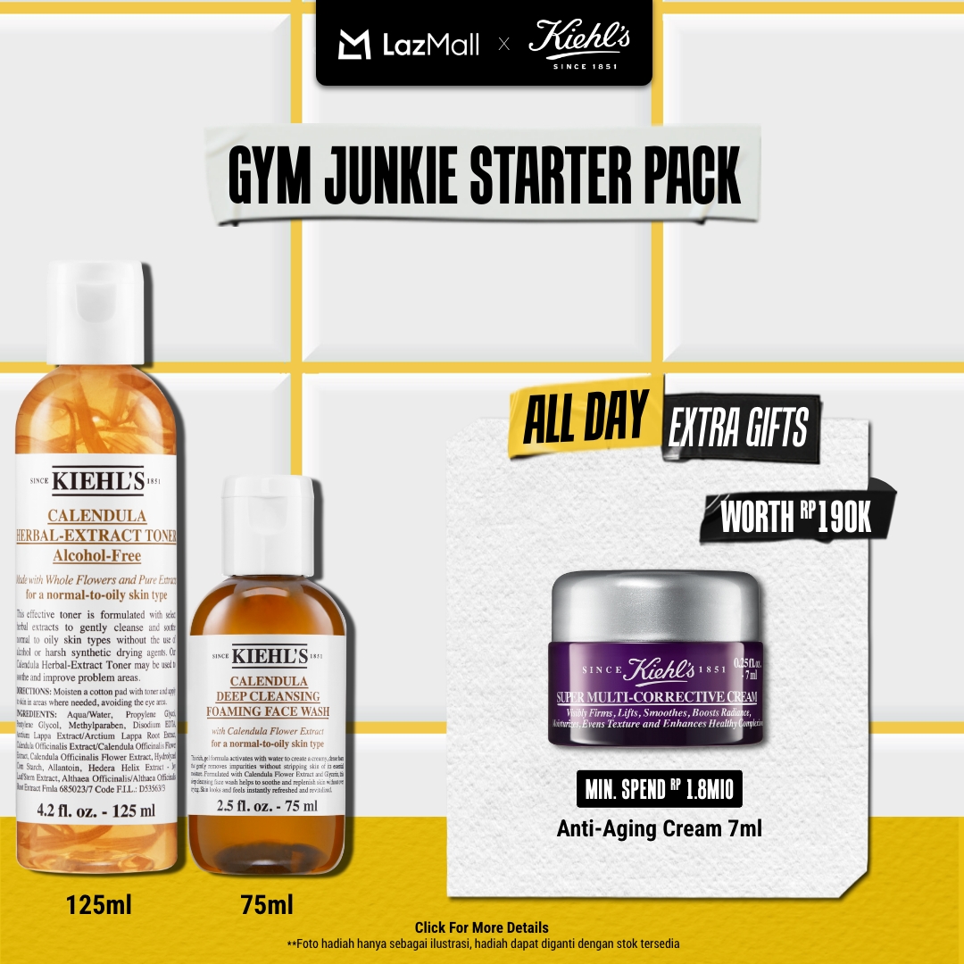 Harga Baru Turun: Kiehls Gym Junkie
