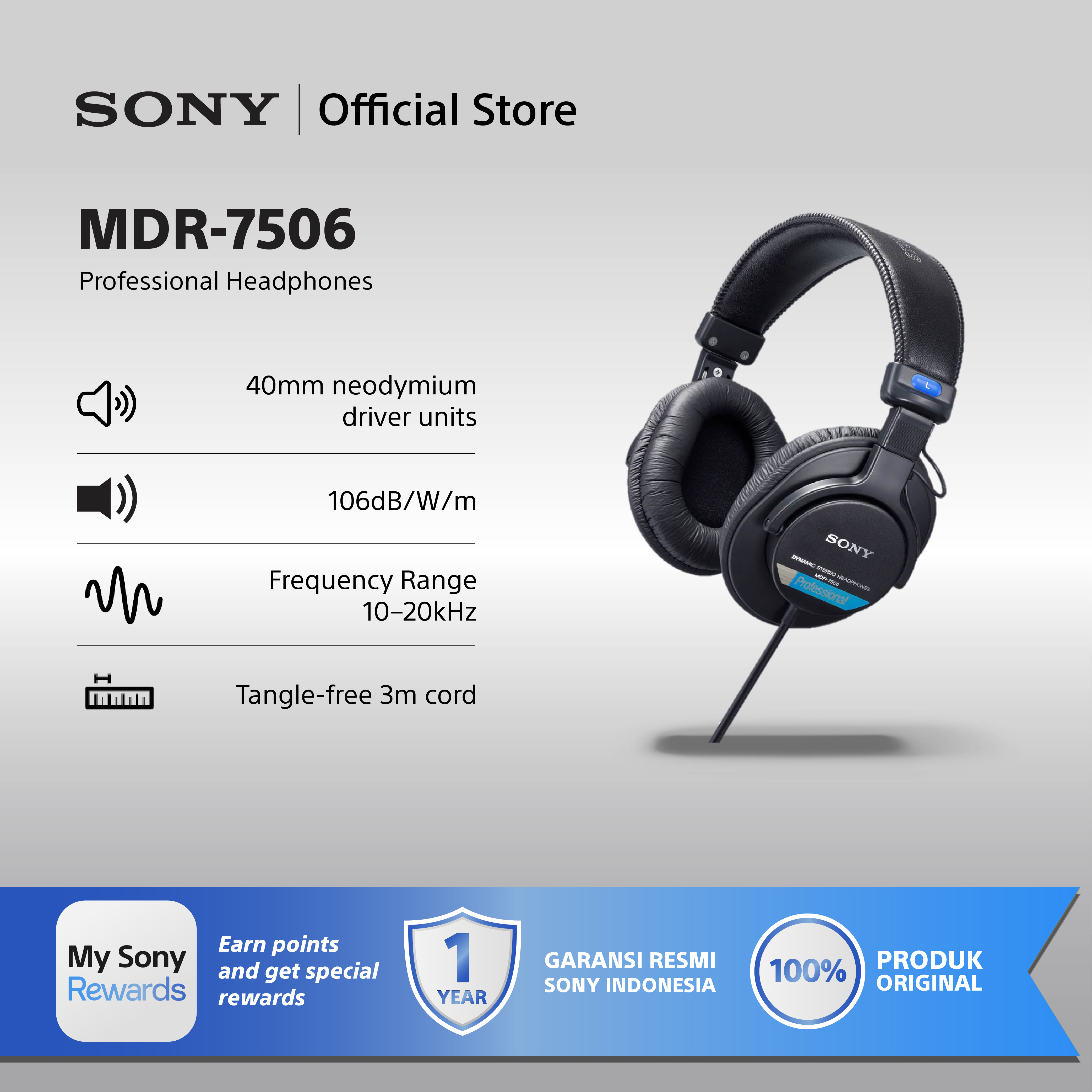 Harga Baru Turun: Sony MDR-7506