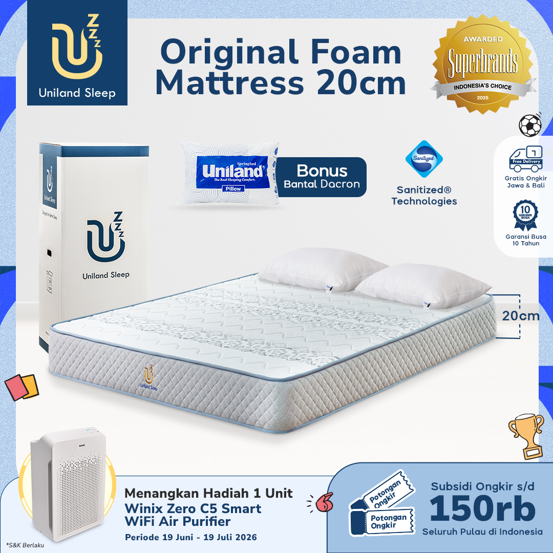 Harga Baru Turun: Uniland Sleep Kasur