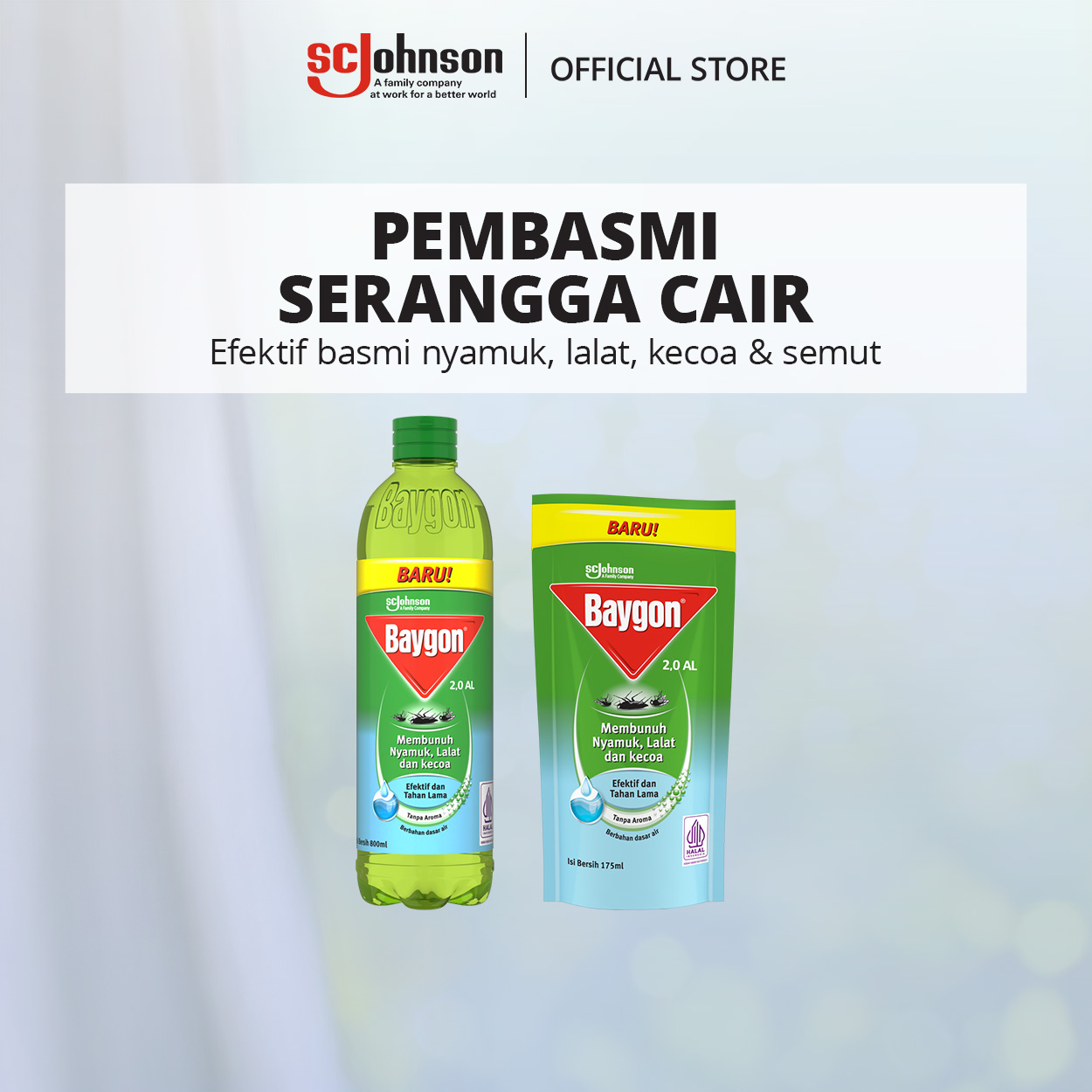 Harga Baru Turun: Baygon Liquid Spray