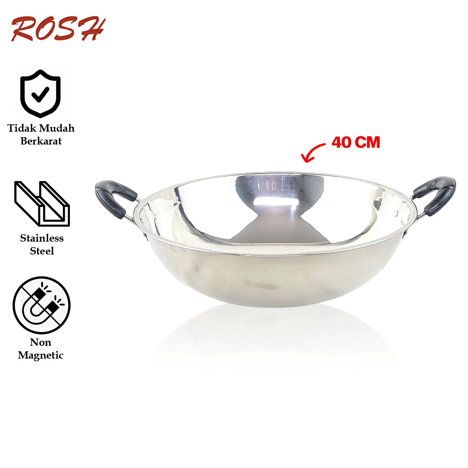 Turun 50%: ROSH Wajan / Kuali Masak