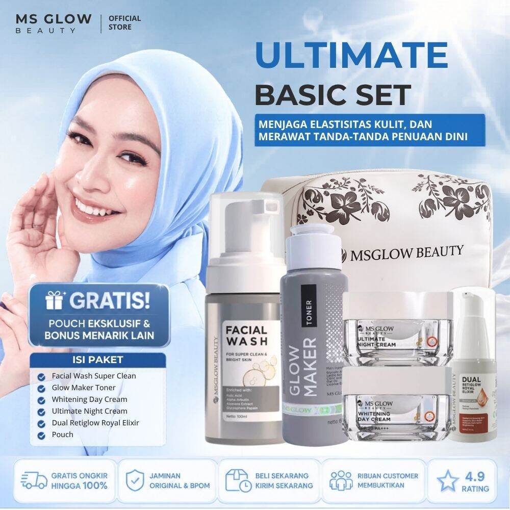 Harga Baru Turun: MS Glow Beauty Paket
