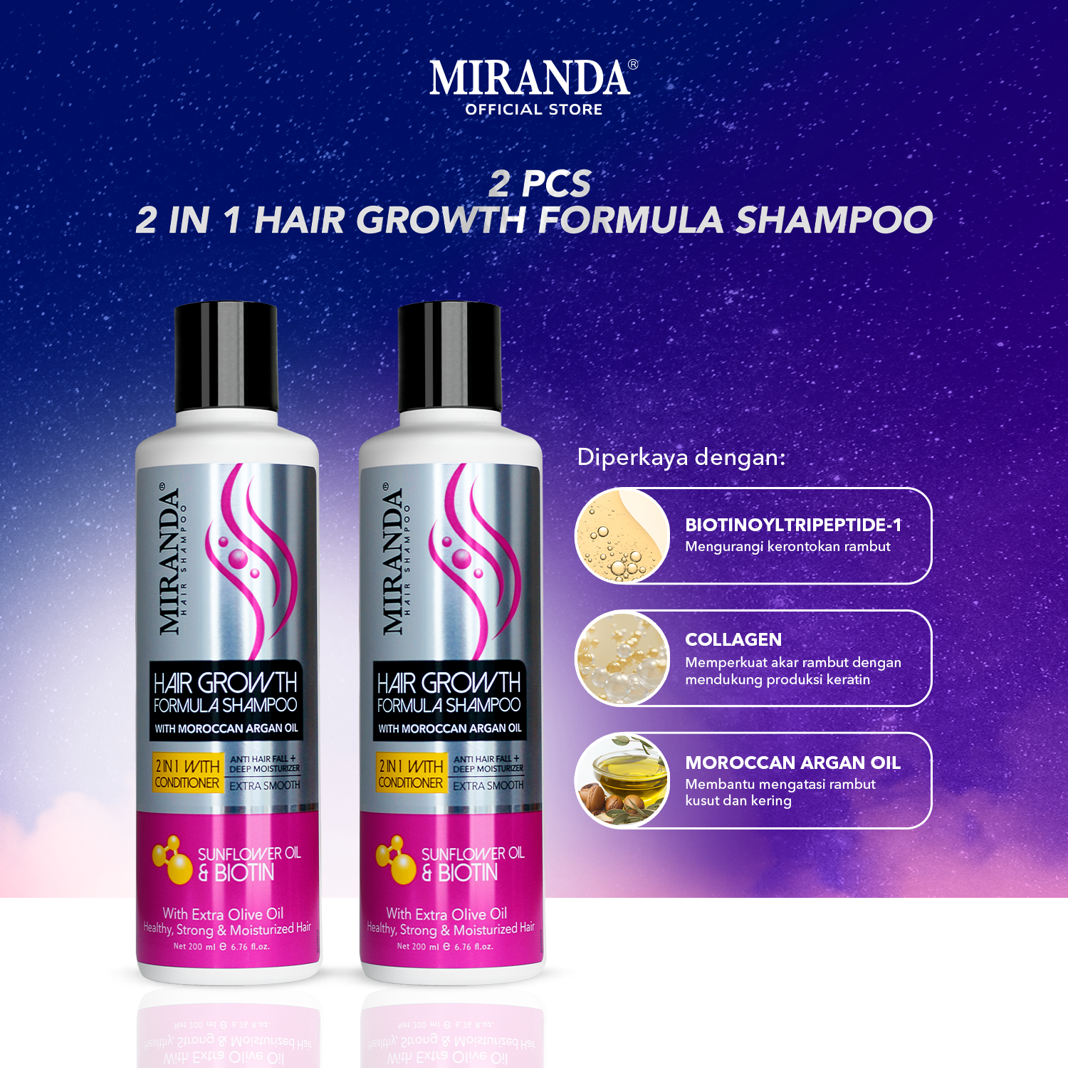 Harga Baru Turun: Miranda Hair Growth