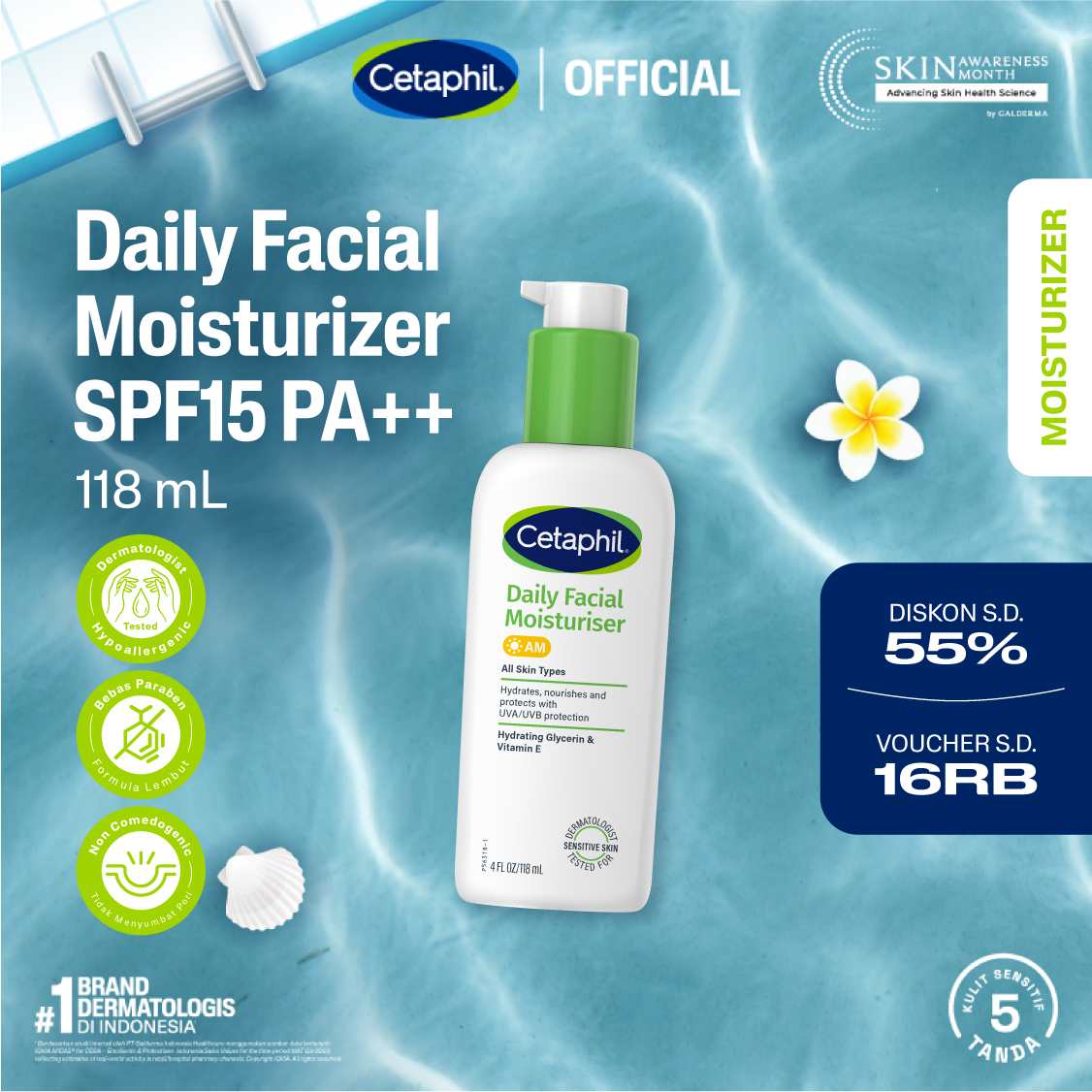 Harga Baru Turun: Cetaphil Daily Facial