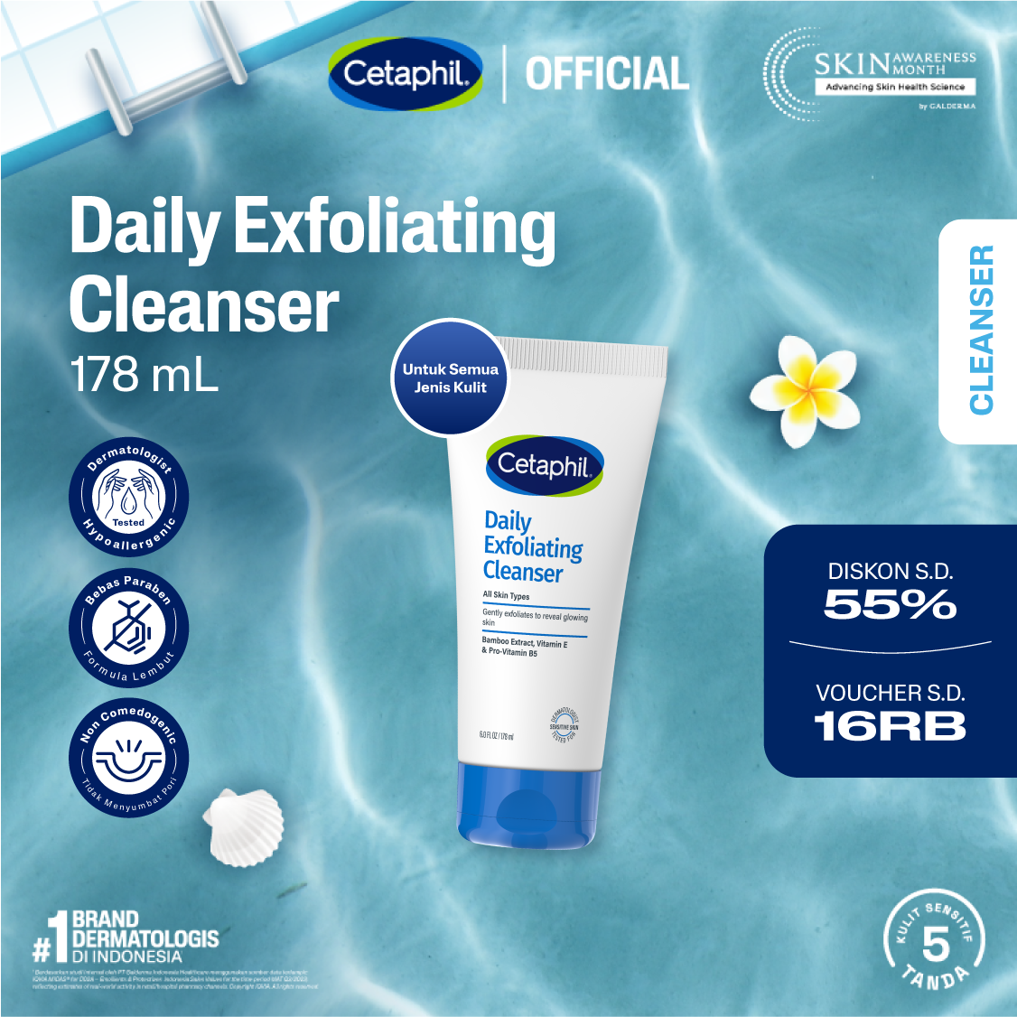Harga Baru Turun: Cetaphil Daily