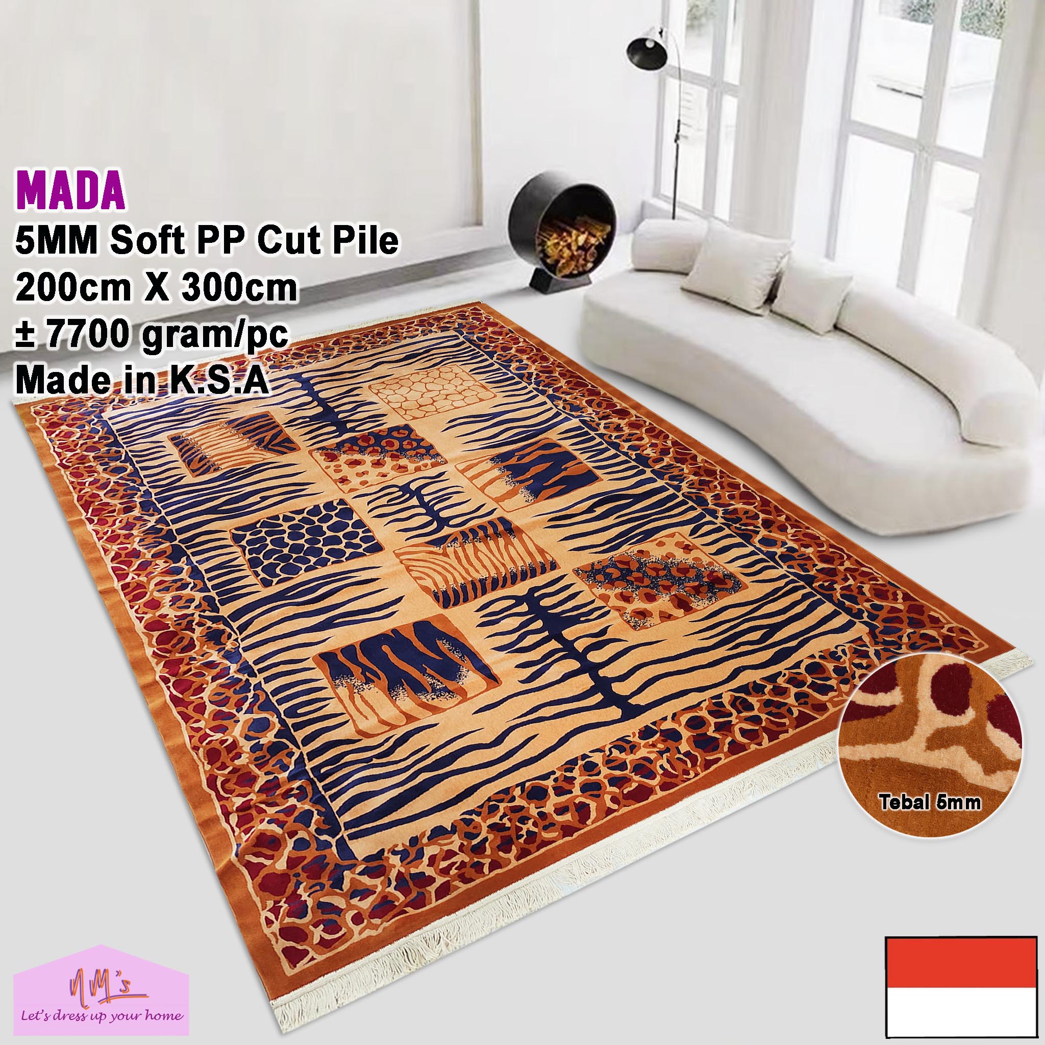 Turun 20%: Mada karpet hambal jumbo