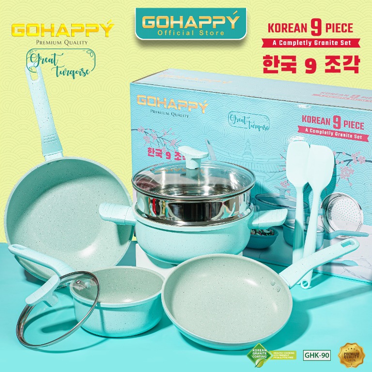 Harga Baru Turun: PANCI SET Korean 9 pc