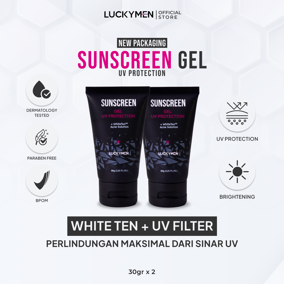 Turun 63%: Sunscreen Gel 2pcs -