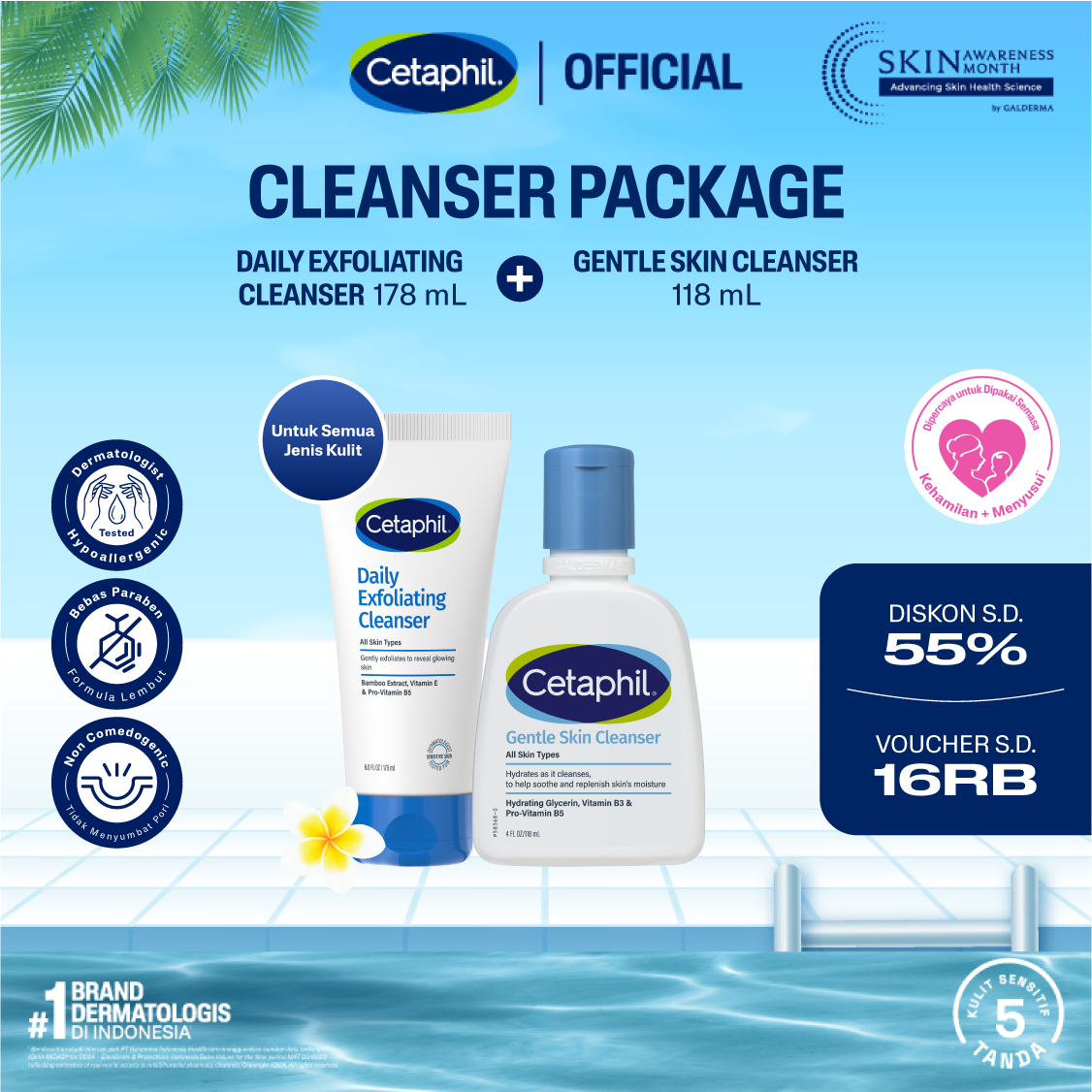 Harga Baru Turun: Cetaphil Daily