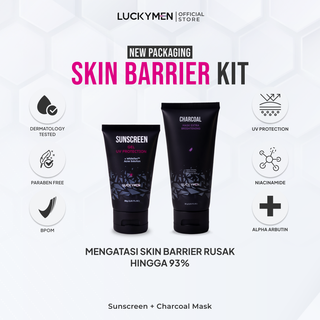 Turun 40%: LUCKYMEN Sunscreen Gel +