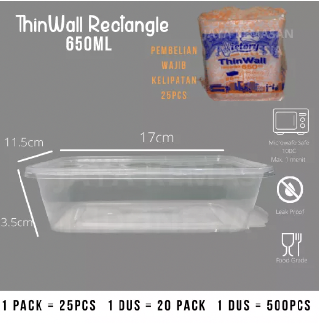 Harga Baru Turun: THINWALL 650ML