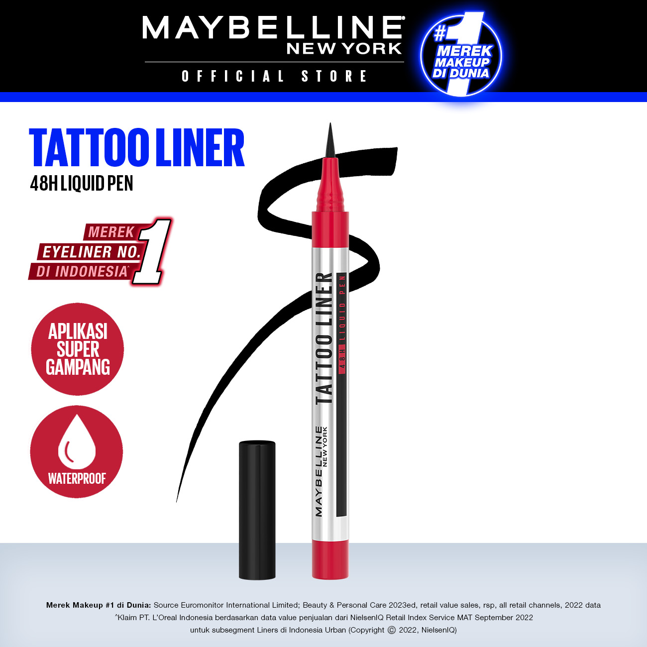 Turun 22%: MAYBELLINE OFFICIAL Tattoo