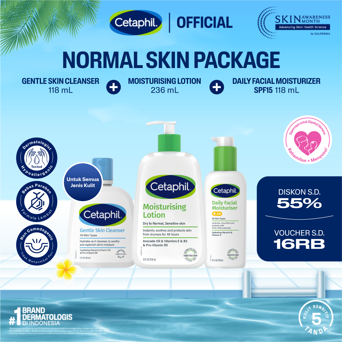 Harga Baru Turun: Cetaphil for Normal