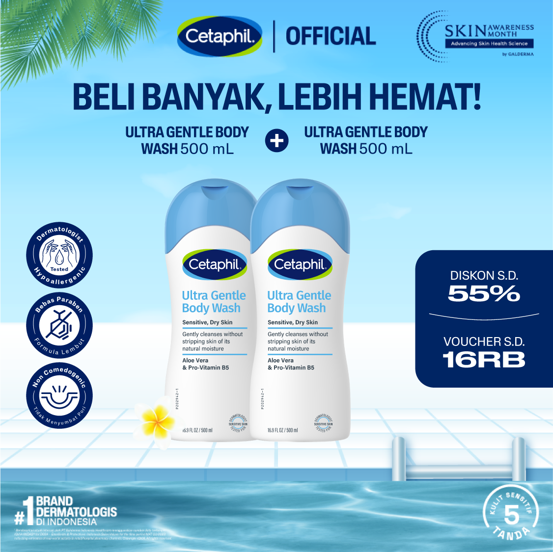 Harga Baru Turun: Cetaphil Ultra Gentle