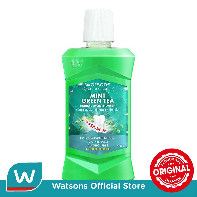 Turun 27%: Watsons Mint Green Tea Herbal